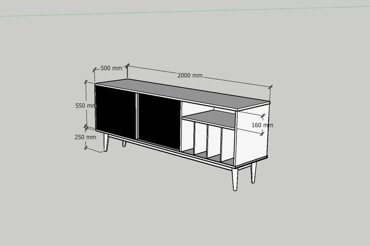 Credenza LOTV VINYL - CUSTOM#3